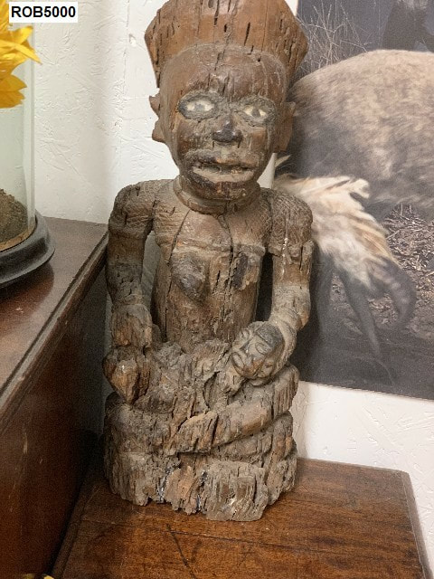 Carved African Figure in wood trible