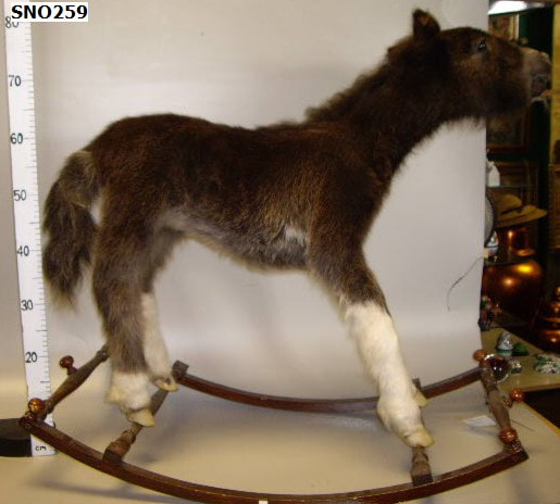 donkey rocking horse